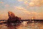 Alfred Thompson Bricher By the Shore Germany oil painting artist